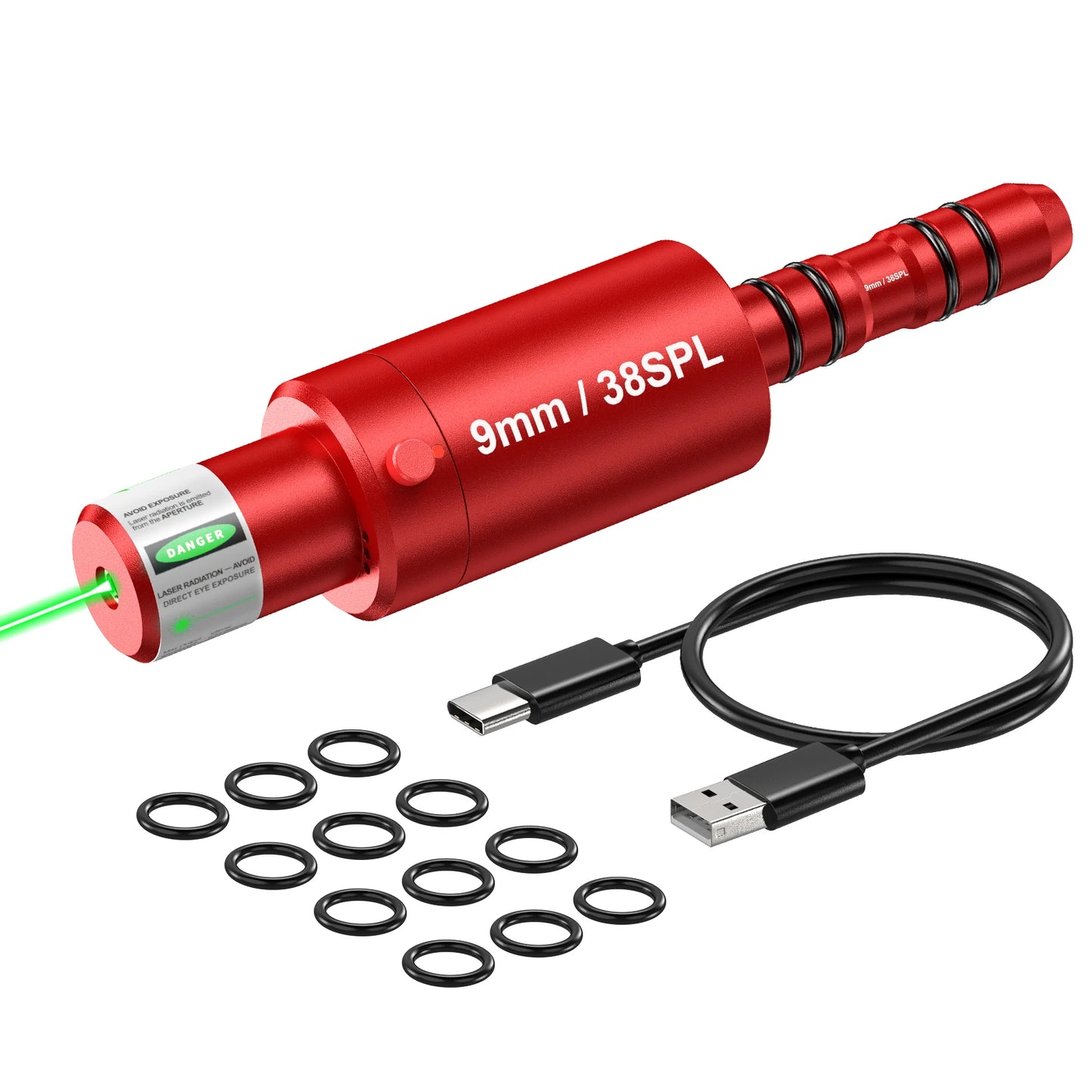 Pistol and rifle dry fire laser 9mm/38SPL laser training tool - hunting accessories training shooting calibrat.