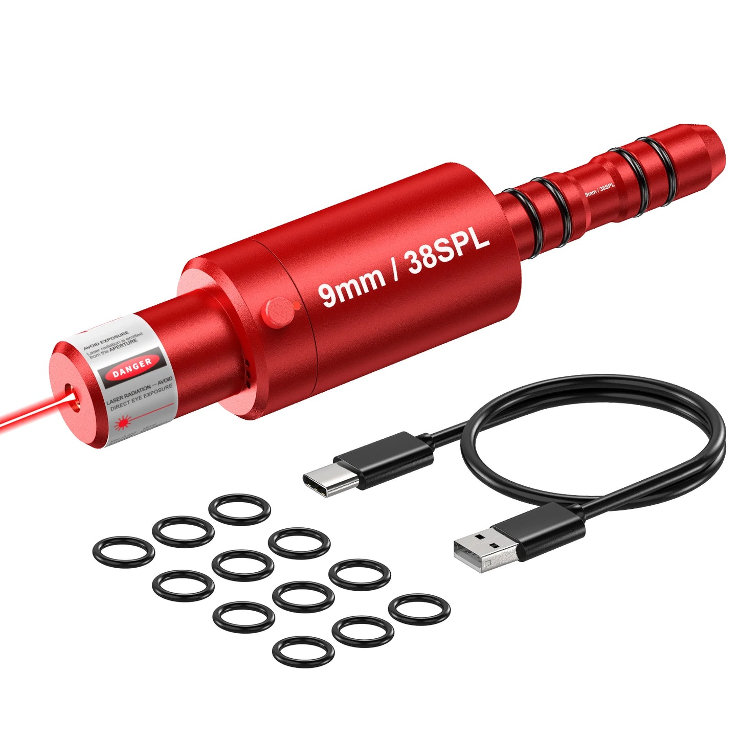 Pistol and rifle dry fire laser 9mm/38SPL laser training tool - hunting accessories training shooting calibrat.