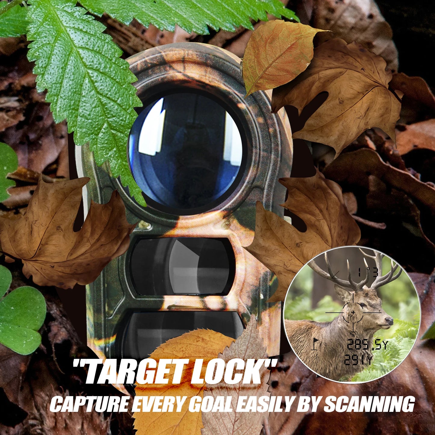 REVASRI Hunting Laser Rangefinder 1000 Yards with Type-C Rechargeable Hunting Range Finder with Target Acquisition Technology