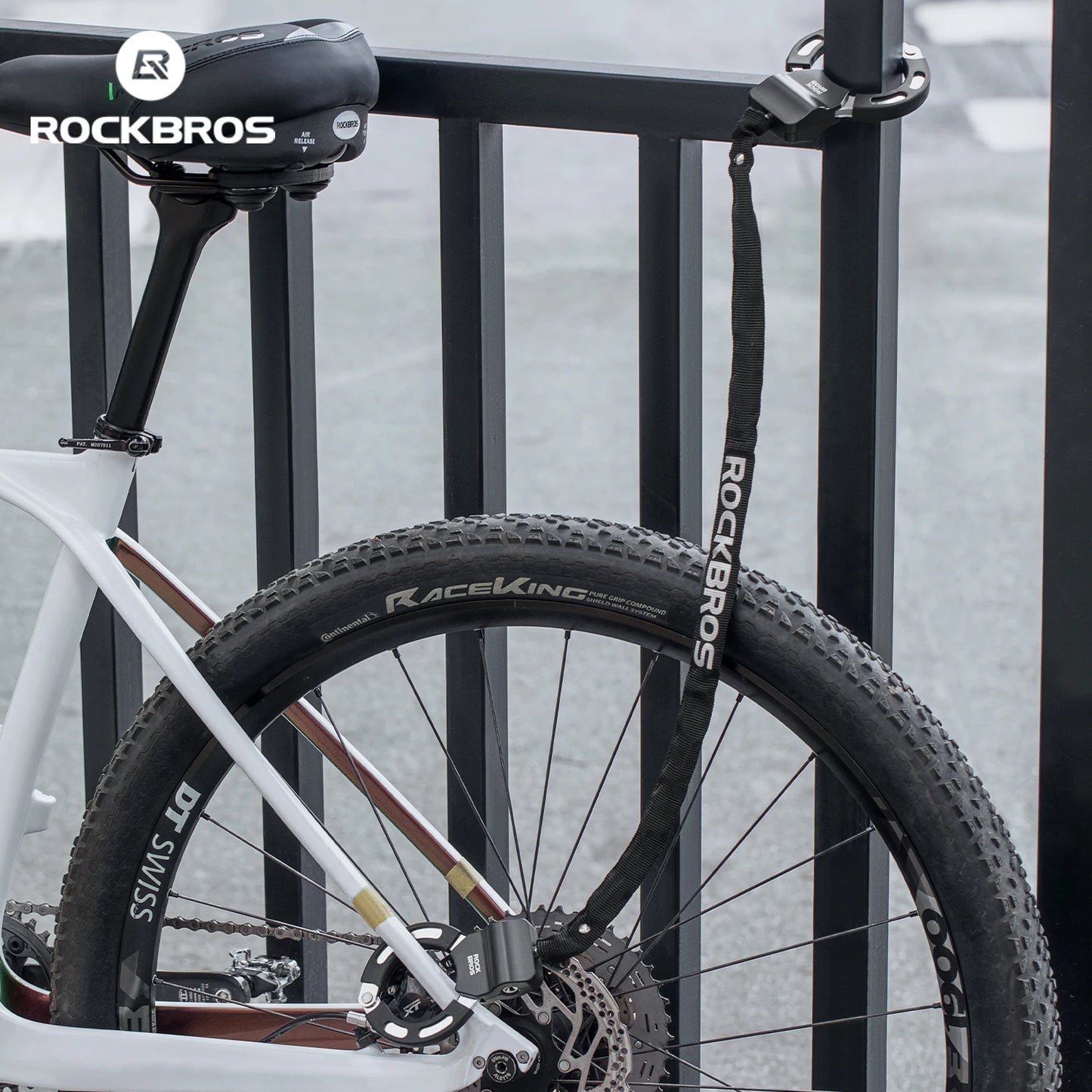 ROCKBROS Local Shipping Bike Lock Anti-Theft Scooter Lock Chain Anti-Theft Lock Scooters Motorcycles Locks Accessories