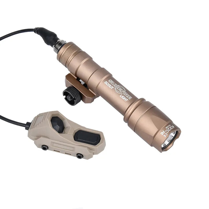 Surefir M300 M600 Flashlight With AXON Dual Function Remote Pressure Switch Fit 20mm Rail Hunting Tactical Airsoft Light