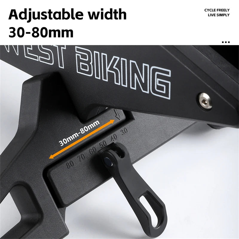 WEST BIKING Adjustable Bicycle Parking Rack Portable Bike Display Stand Mountain Road Bike Parking Rack Cycling Accessories