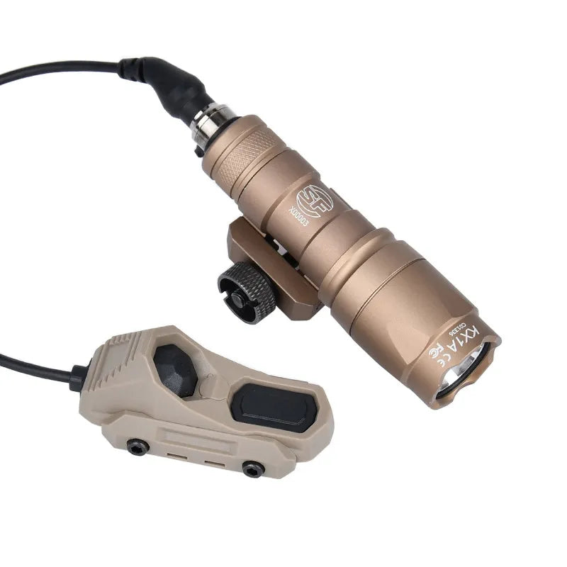 Surefir M300 M600 Flashlight With AXON Dual Function Remote Pressure Switch Fit 20mm Rail Hunting Tactical Airsoft Light