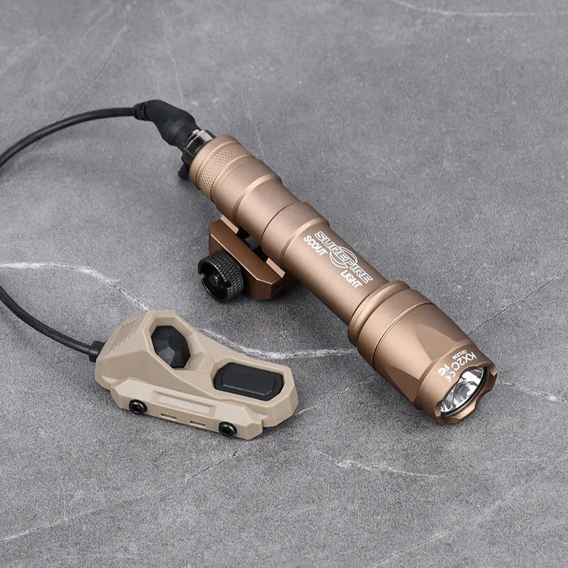 Surefir M300 M600 Flashlight With AXON Dual Function Remote Pressure Switch Fit 20mm Rail Hunting Tactical Airsoft Light