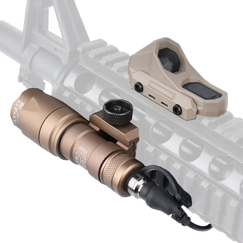 Surefir M300 M600 Flashlight With AXON Dual Function Remote Pressure Switch Fit 20mm Rail Hunting Tactical Airsoft Light