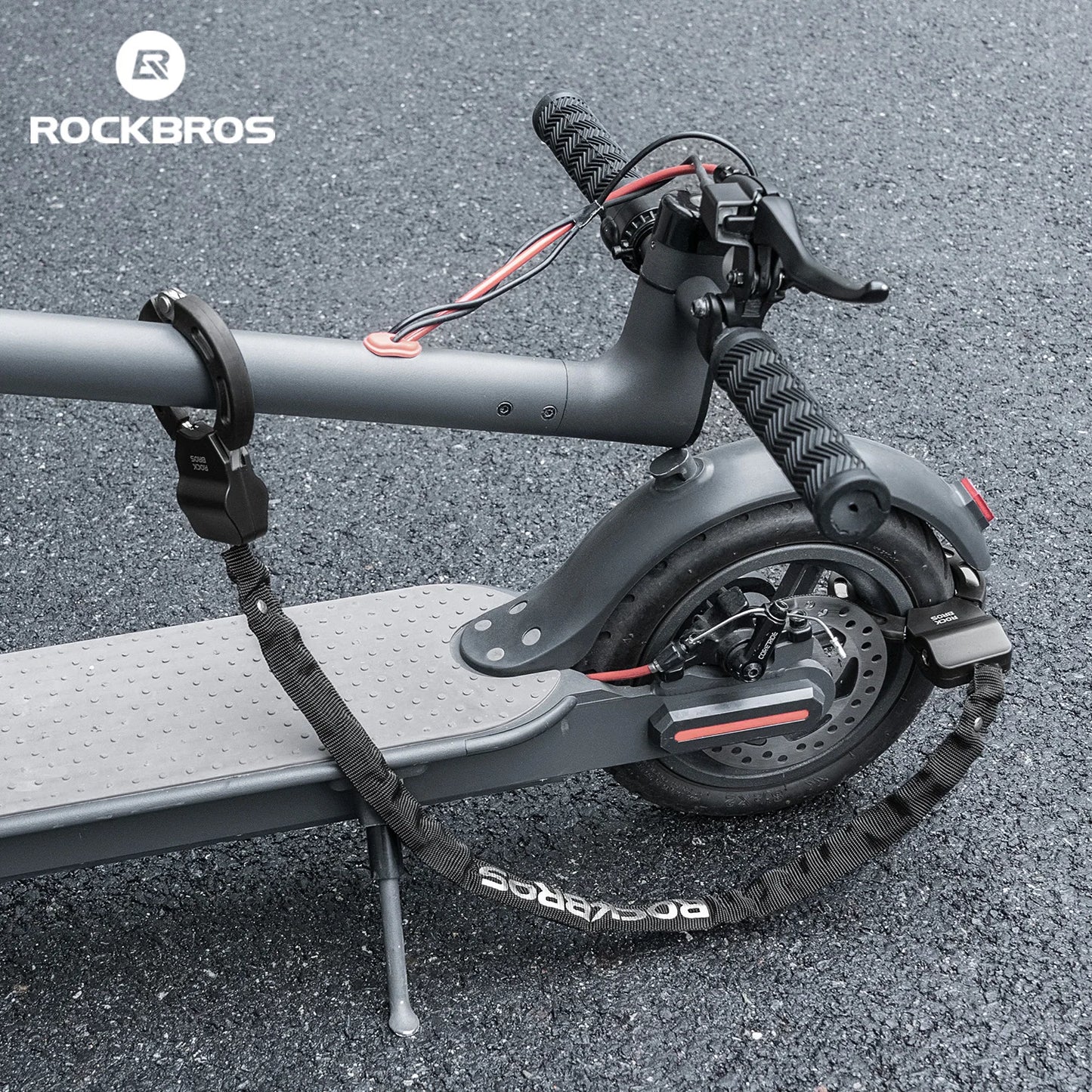 ROCKBROS Local Shipping Bike Lock Anti-Theft Scooter Lock Chain Anti-Theft Lock Scooters Motorcycles Locks Accessories