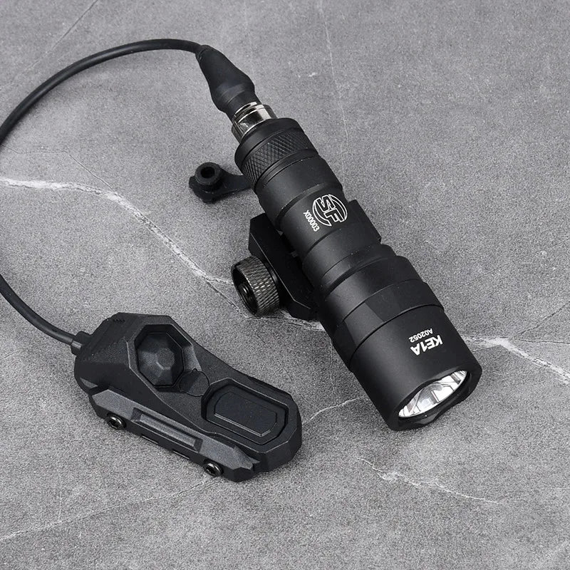Surefir M300 M600 Flashlight With AXON Dual Function Remote Pressure Switch Fit 20mm Rail Hunting Tactical Airsoft Light
